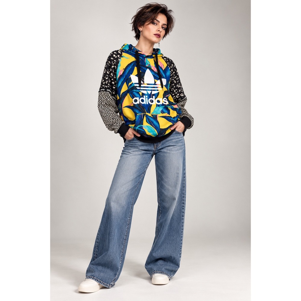 adidas Originals S FARM Rio Tropical Passinho Hoodie Multicolor